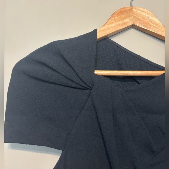 PHILLIP LIM Designer Asymmetrical Sleeves Little Black Dress - Picture 2 of 7